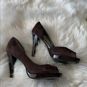 Jessica Simpson peep toe pumps